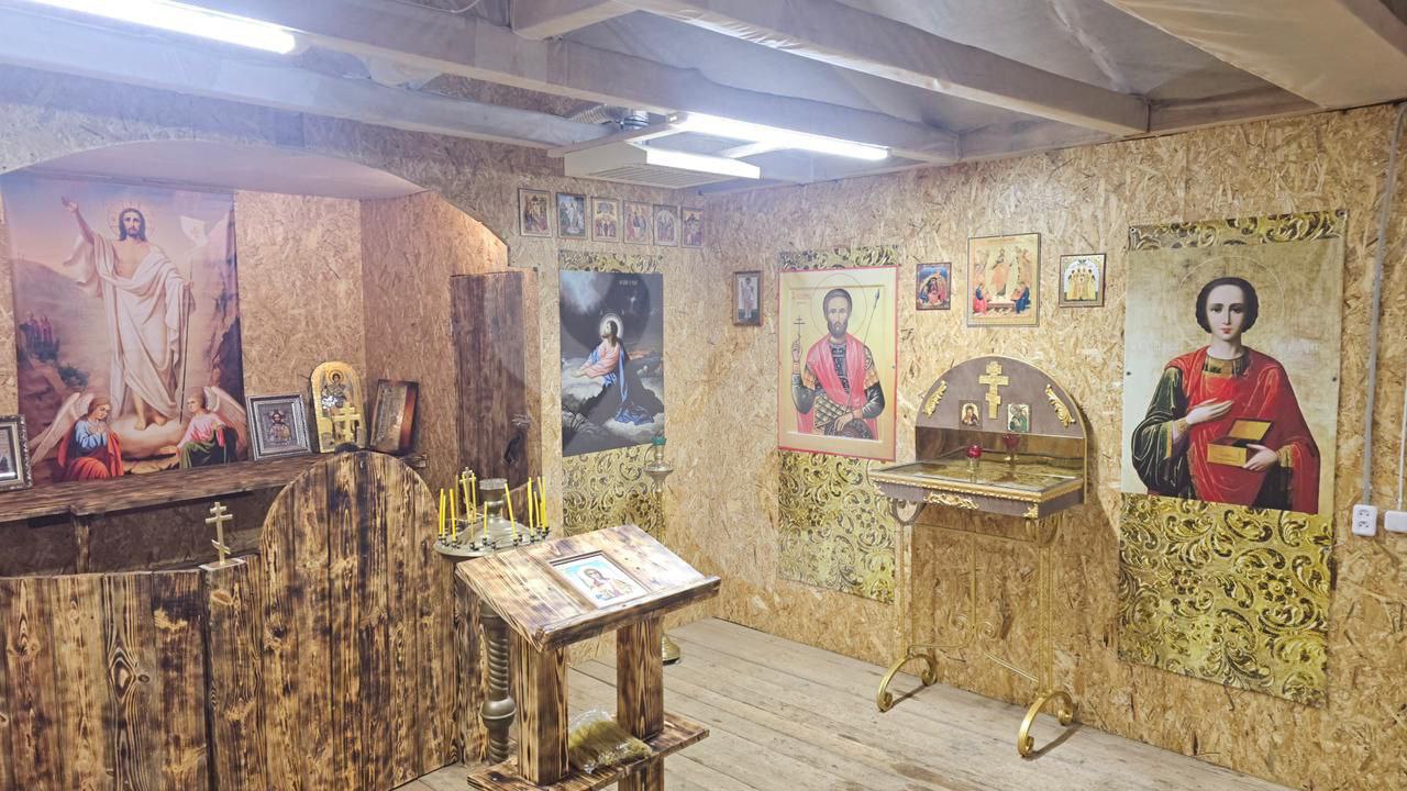 Подземный фронтовой храм построили в ЛНР благодаря ставропольцам Подземный фронтовой храм построили в ЛНР благодаря ставропольцам