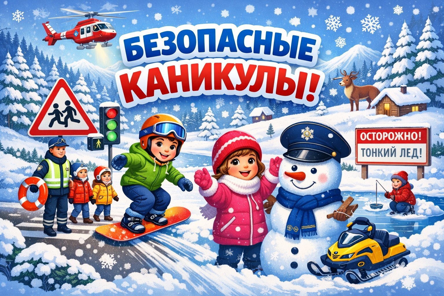 В Ессентуках - акция «Безопасные зимние каникулы»!