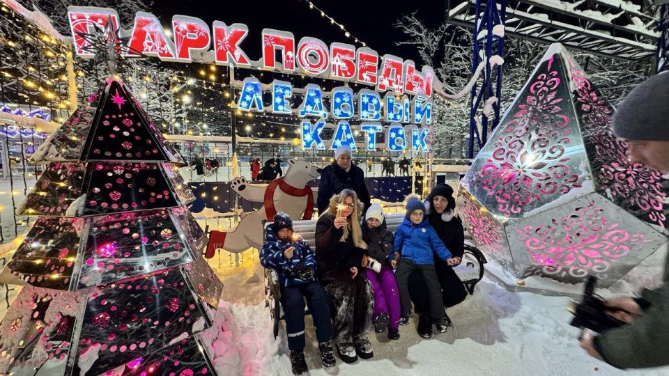 Новый год в парке Победы Ставрополя