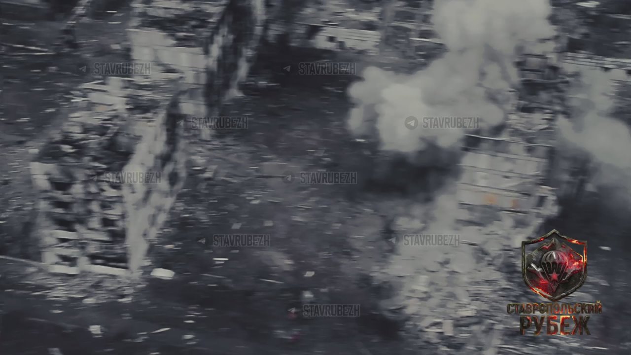 Ставропольский рубеж продемонстрировал архивные кадры работы десантников ВС РФ при зачистке Степногорска от бойцов ВСУ