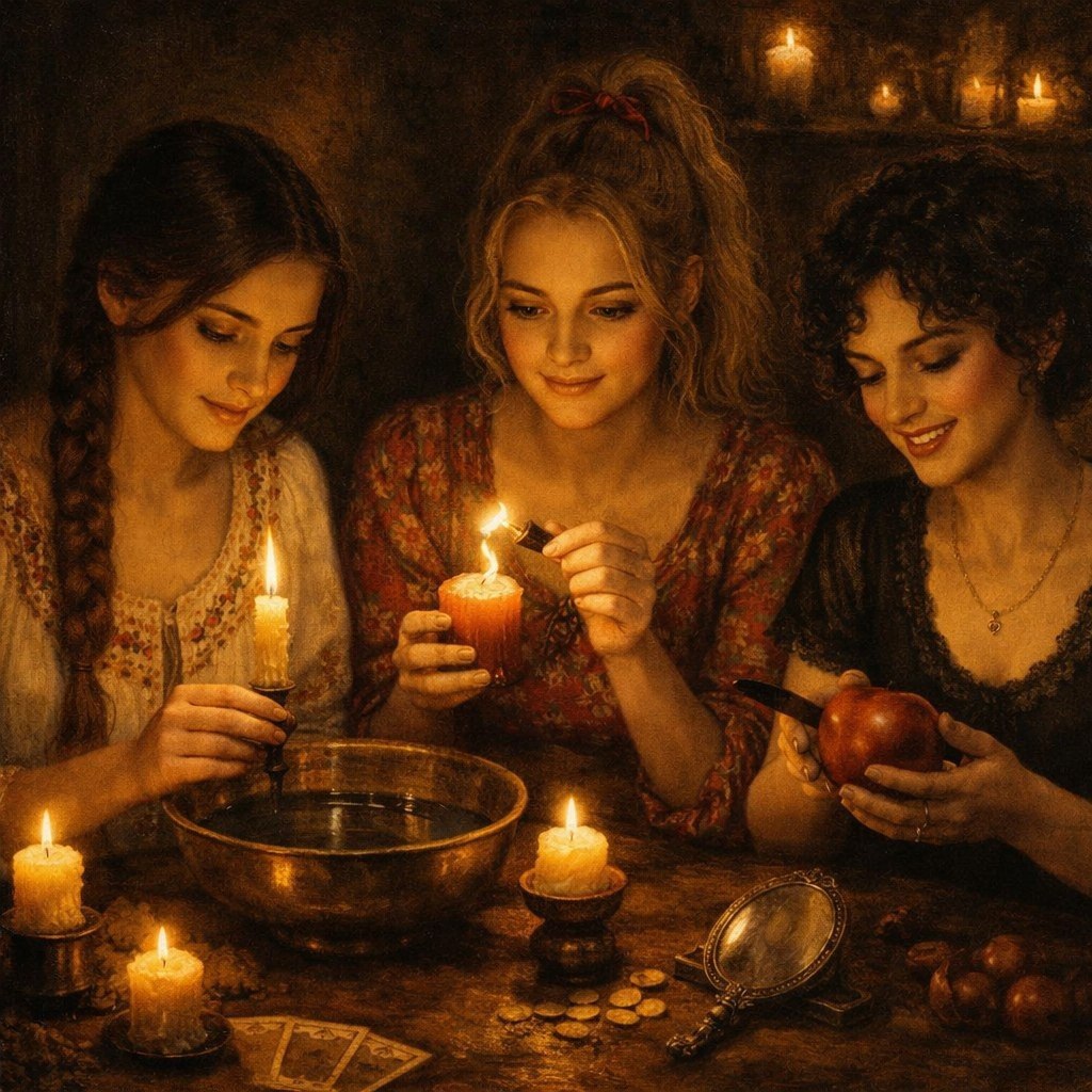 Святочные гадания. Святки - это дни между Рождеством и Крещением: с 7 по 19 января