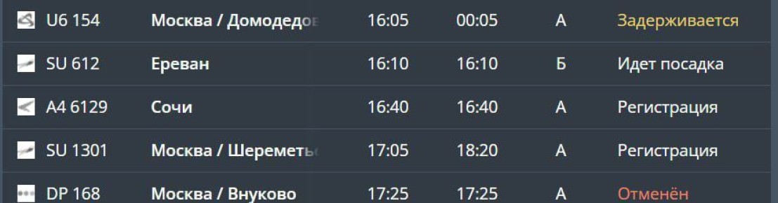 Из-за снегопада в Москве на Ставрополье задерживаются авиарейсы