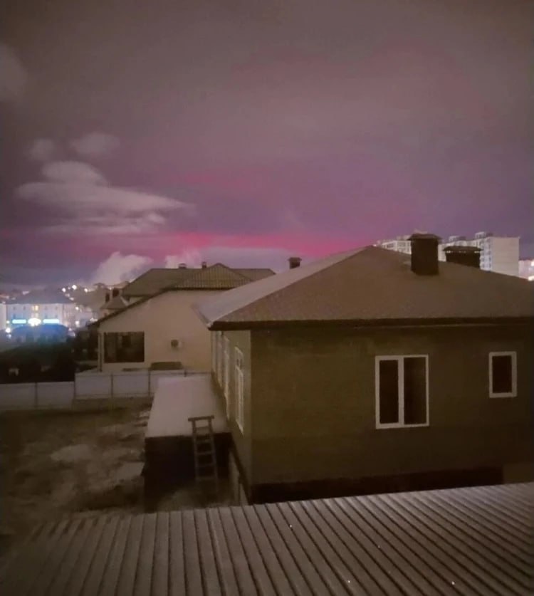 Ставропольцам все же удалось увидеть северное сияние
