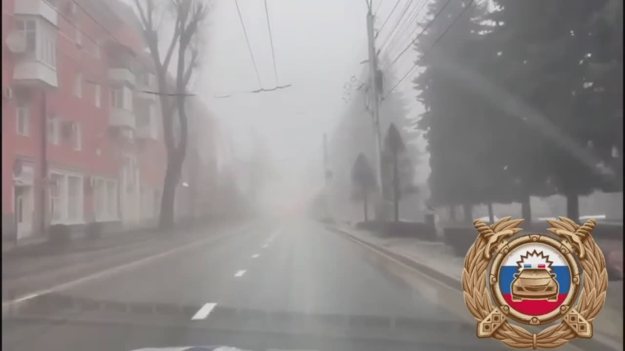 Туман осложняет движение в Ставрополе