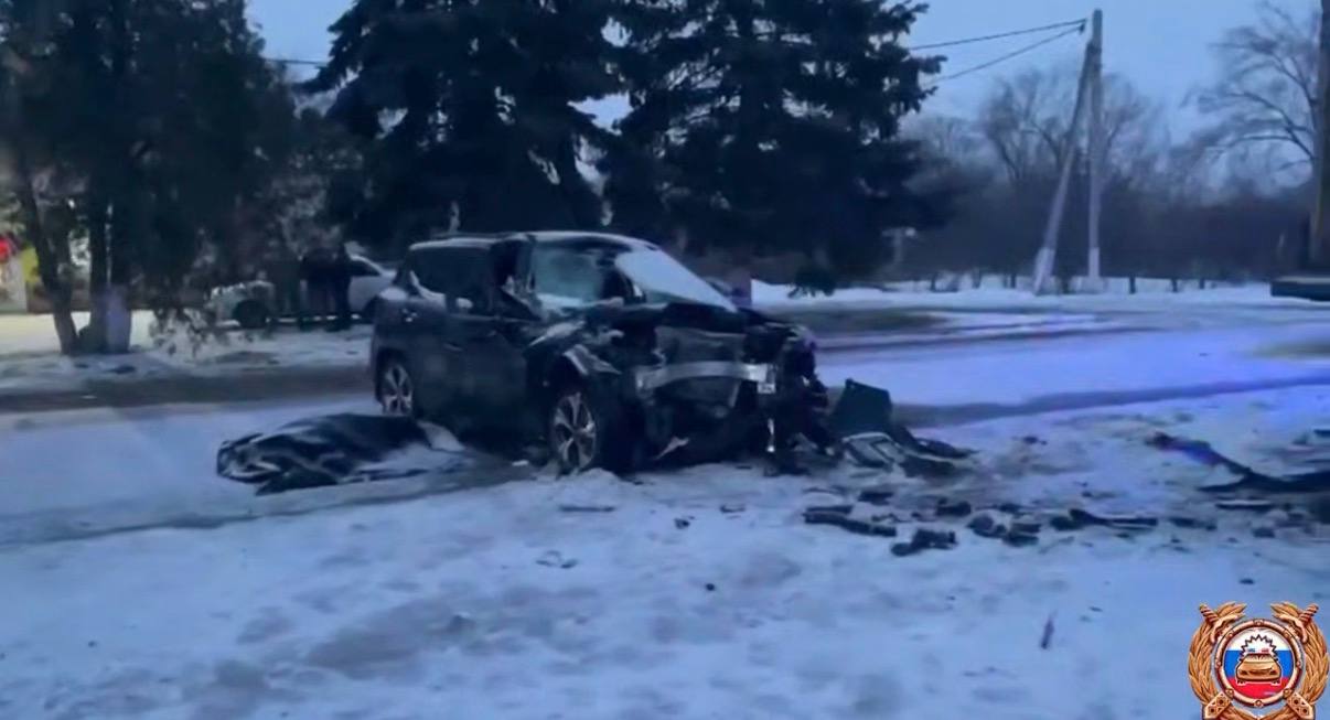 В Новоалександровском округе в аварии погиб пассажир