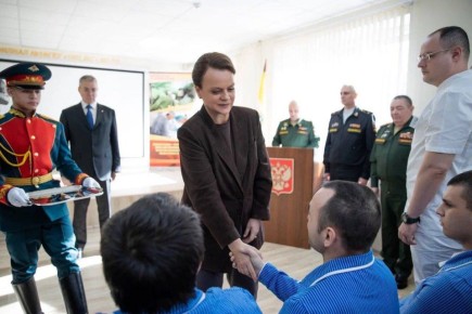 Анна Цивилева: Также проверила условия оказания медицинской помощи военнослужащим, получившим ранения в ходе СВО, в филиале № 1602 военного госпиталя города Ставрополя