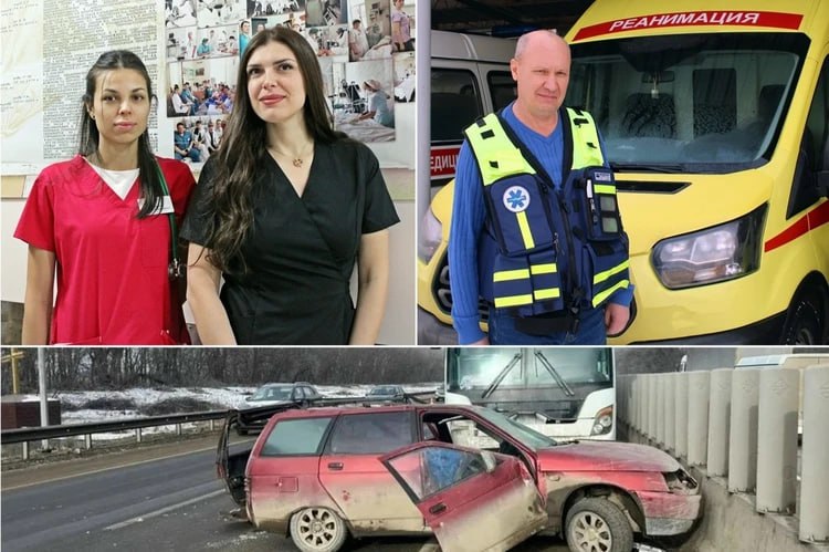 «Как тут проехать мимо?»: ставропольские врачи случайно спасли пострадавшего в ДТП на трассе