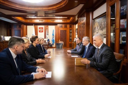 Анна Цивилева: В рамках поездки в Пятигорск приняла участие в рабочей встрече с полномочным представителем Президента России в Северо-Кавказском федеральном округе Юрием Чайкой