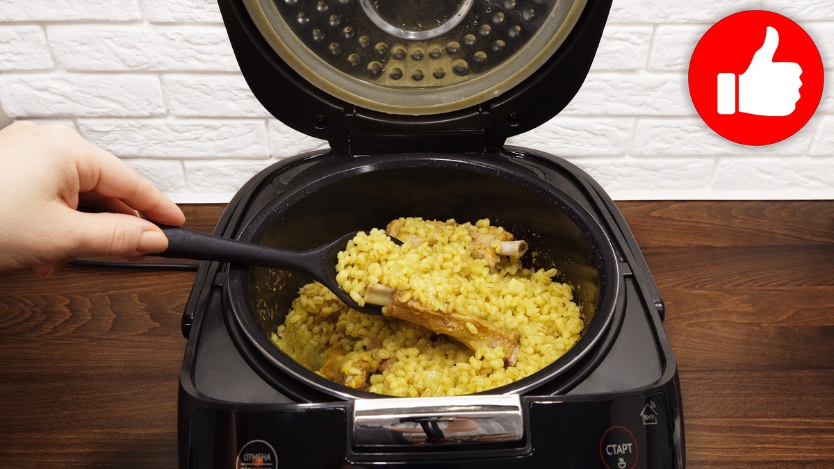 Насыщенное блюдо: перловка со свиными ребрышками в мультиварке для любого мероприятия