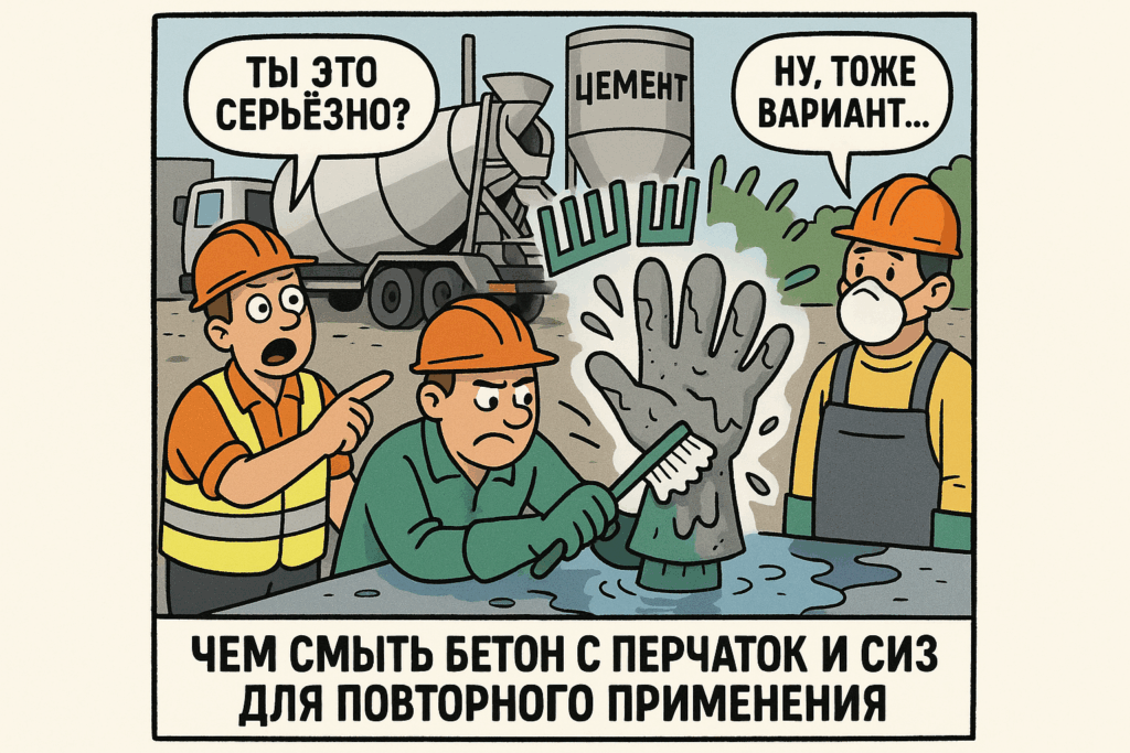 Секреты эффективной очистки бетона с перчаток и СИЗ для повторного использования