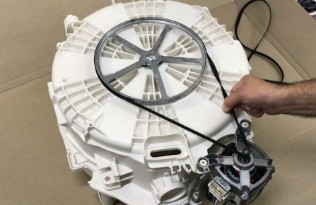 Как самостоятельно заменить ремень привода в стиральной машине