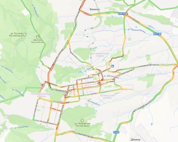 Десятибалльные пробки во вторник вечером – как вам такое?