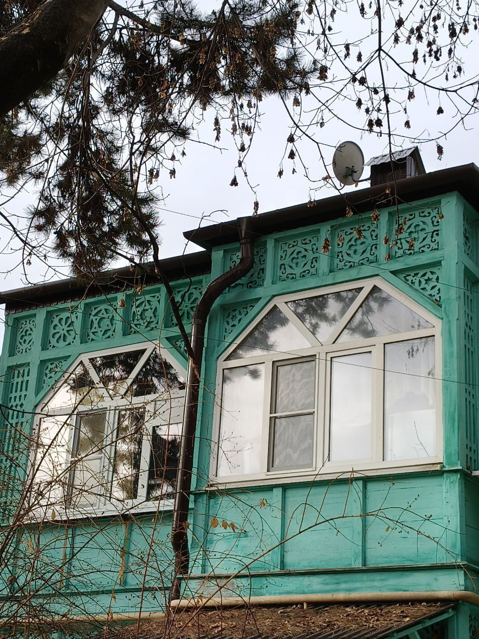 Необычный балкон в Кисловодске