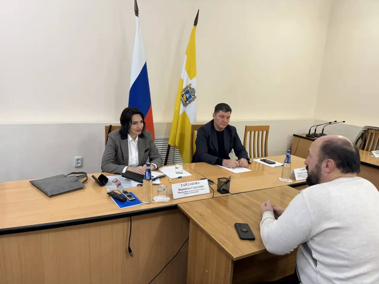 Минераловодский округ с рабочим визитом посетила министр физической культуры и спорта Ставропольского края Вероника Тайдакова Минераловодский округ с рабочим визитом посетила министр физической культуры и спорта Ставропольского края Вероника Тайдакова