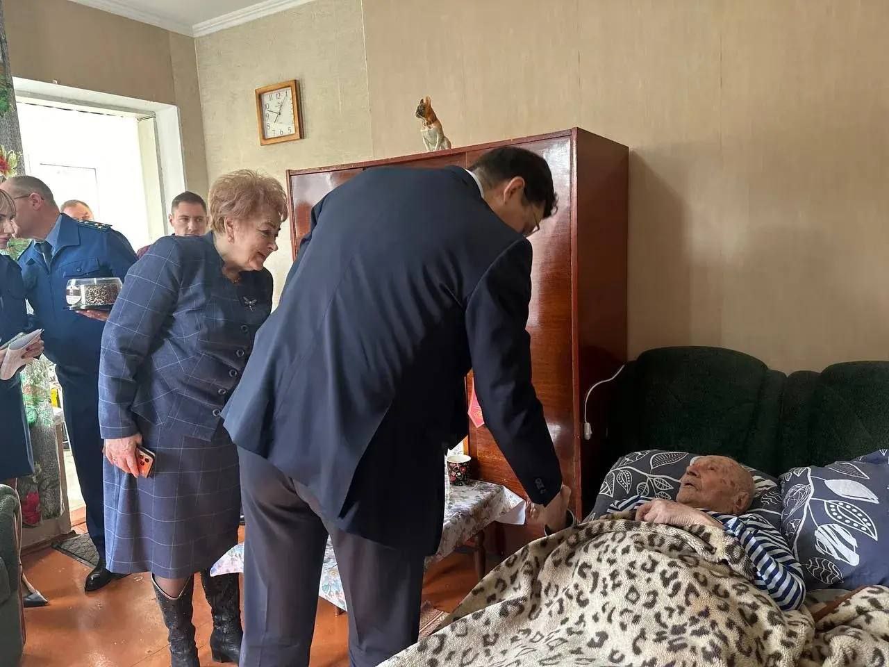 Троих ветеранов ВОВ поздравили в преддверии 23 февраля в Кисловодске Троих ветеранов ВОВ поздравили в преддверии 23 февраля в Кисловодске