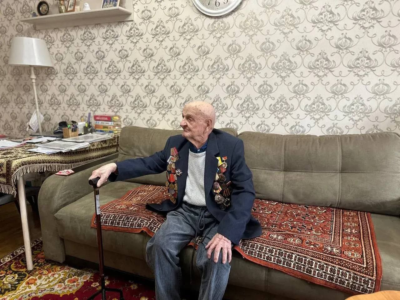 Троих ветеранов ВОВ поздравили в преддверии 23 февраля в Кисловодске Троих ветеранов ВОВ поздравили в преддверии 23 февраля в Кисловодске