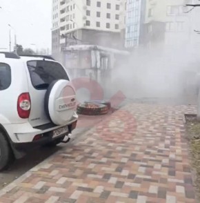 Троллейбус сгорел в Ставрополе