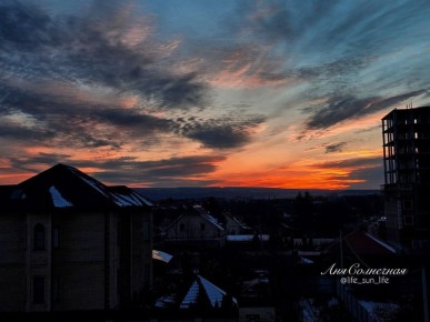 Первый закат весны 2026 года в Ессентуках