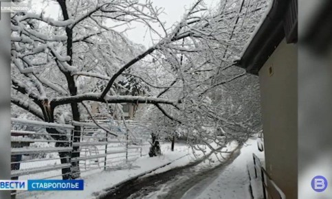 Последствия зимних осадков ликвидируют в Кисловодске