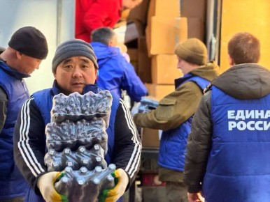 Игорь Кастюкевич: Очередную партию гуманитарной помощи доставили в лагерь Единой России «Курский рубеж» из Ставропольского края