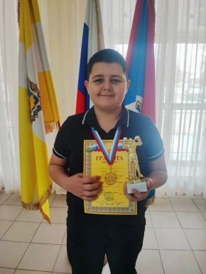 Поздравляем Ткачёва Руслана, ессентукского ученика МБОУ «СОШ № 5 им. Губина А. Т.»