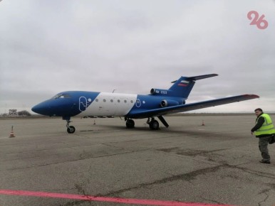 Самолёт Росгидромета прилетел на Ставрополье