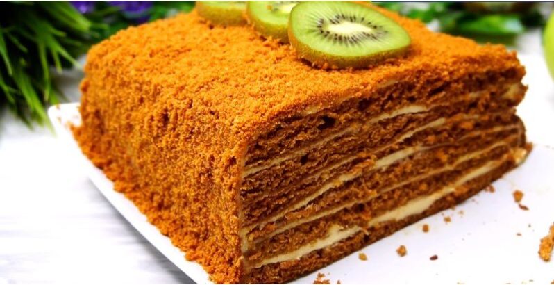 Неповторимый торт «Медовик» за 30 минут без раскатки коржей