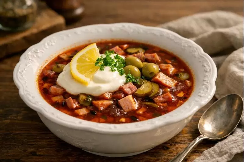 Солянка на столе: как воспользоваться новогодними остатками по максимуму