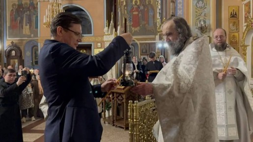 Евгений Моисеев: Доставили Благодатный огонь из Иерусалима в наш Кисловодск