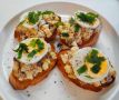 Вкусный форшмак на хрустящих тостах