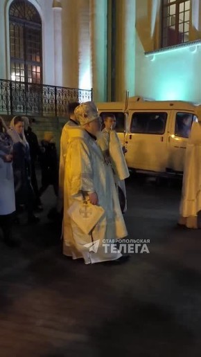 Пасхальное богослужение в Казанском кафедральном соборе