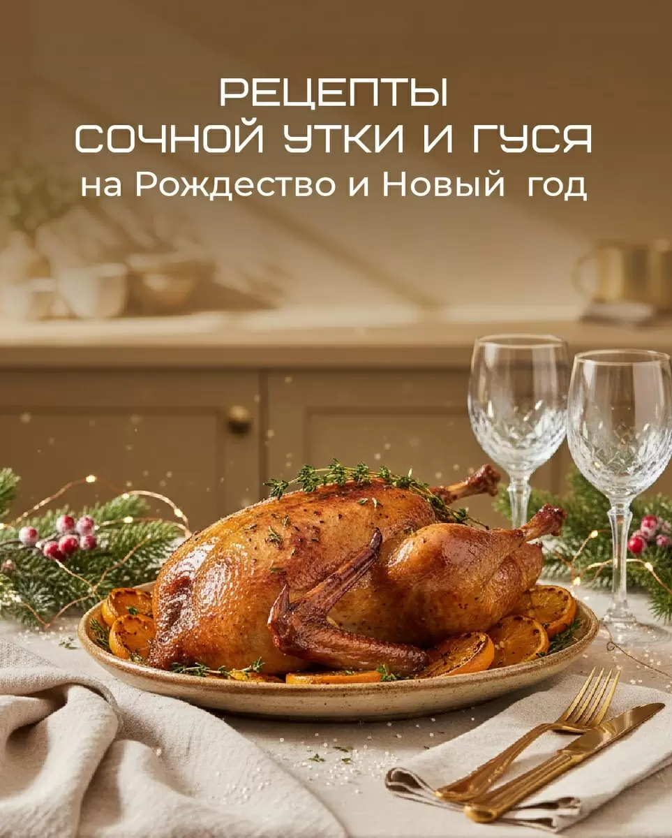 Сочные утка и гусь за 40–50 минут: практический подход к праздничным блюдам
