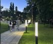 Сквер Декабристов в Ставрополе осветили дизайнерские фонари