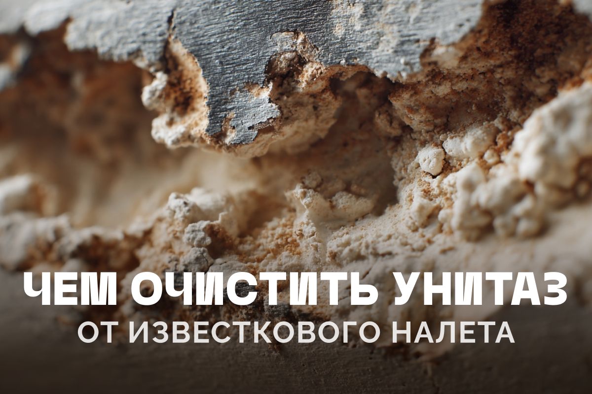 Очистка унитаза от известкового налёта: Эффективные методы, которые сработают
