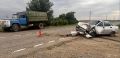 На Ставрополье произошла авария, в которой пострадал водитель и двое пассажиров, в том числе ребенок
