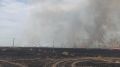 На Ставрополье потушили горящее поле пшеницы