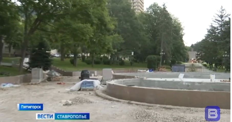 В Пятигорске снова заиграет и засветится фонтан на улице Ленина