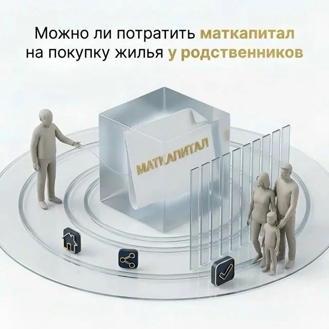 Можно ли купить недвижимость у близкого родственника за материнский капитал?