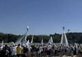 Торжественная церемония открытия финала всероссийского марафона "Земля спорта" прошла в курортном Кисловодске на Ставрополье
