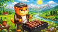 В Пятигорске даже котики пьют нарзан