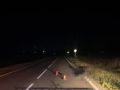В Труновском округе насмерть сбили лежавшего на дороге пешехода