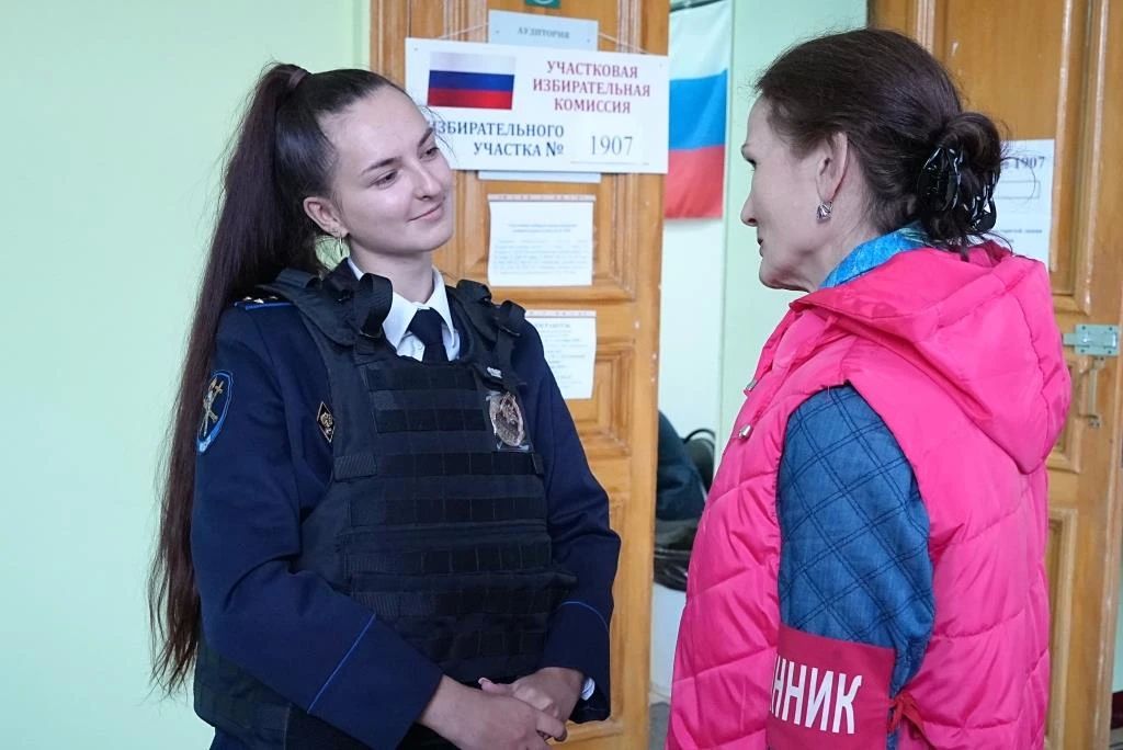 Ирина Волк: Сотрудники российской полиции обеспечили охрану общественного порядка и безопасность в Единый день голосования Ирина Волк: Сотрудники российской полиции обеспечили охрану общественного порядка и безопасность в Единый день голосования