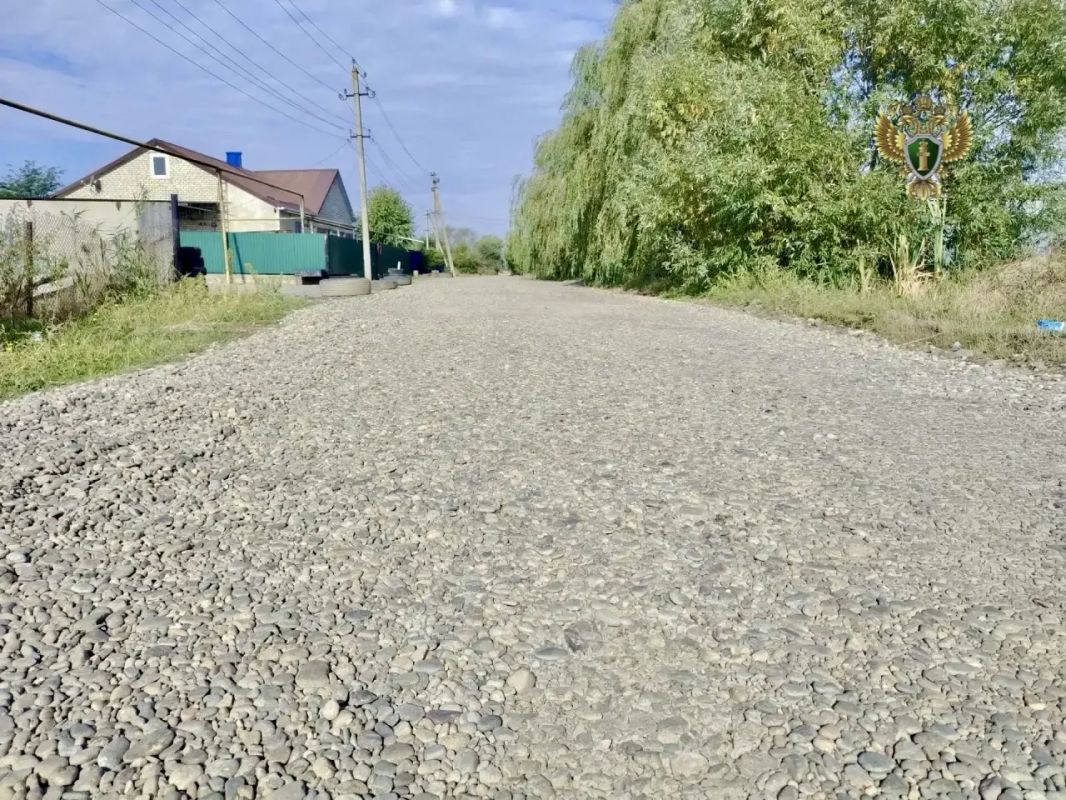 После вмешательства надзорного ведомства в селе Суркуль отремонтирована дорога