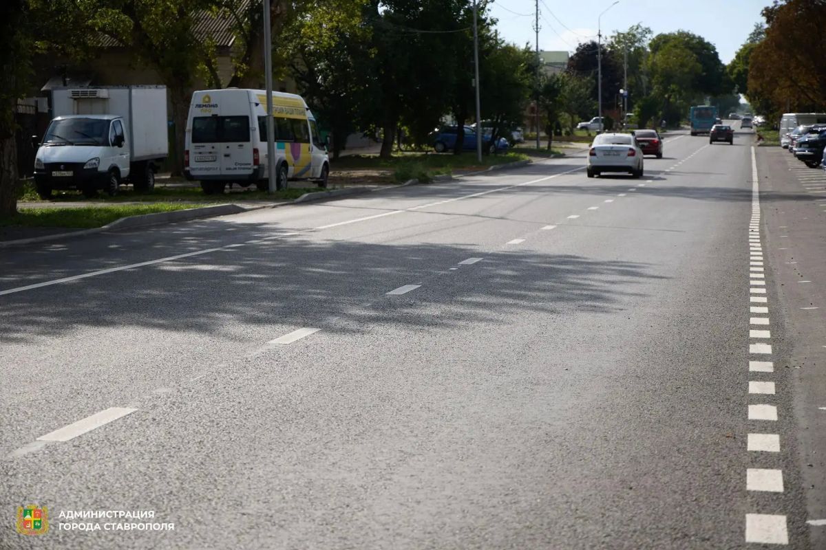 Заканчивается ремонт пяти участков автомобильных дорог в Ставрополе Заканчивается ремонт пяти участков автомобильных дорог в Ставрополе