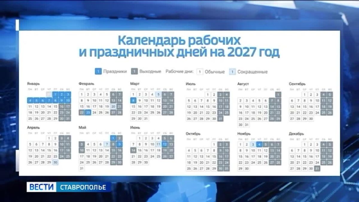 Как будем отдыхать в 2027 году: правительство установило праздничные и выходные дни