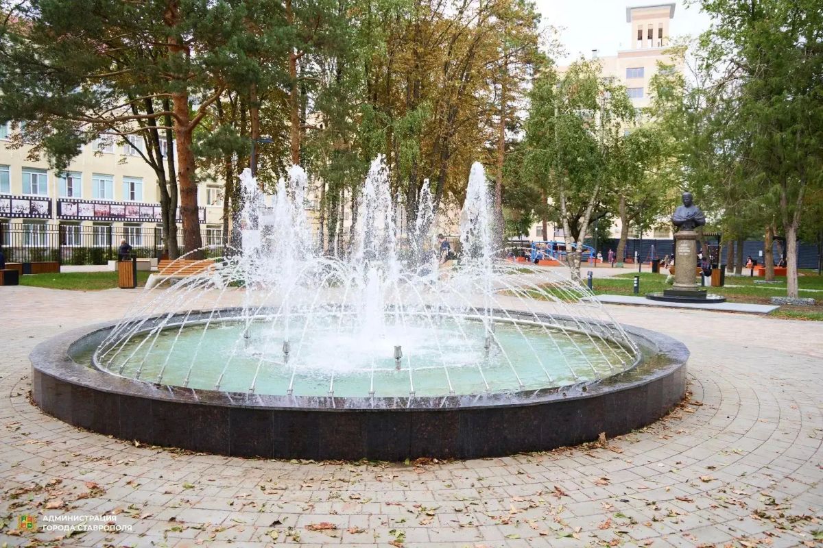 Летний сезон фонтанов в Ставрополе официально завершен