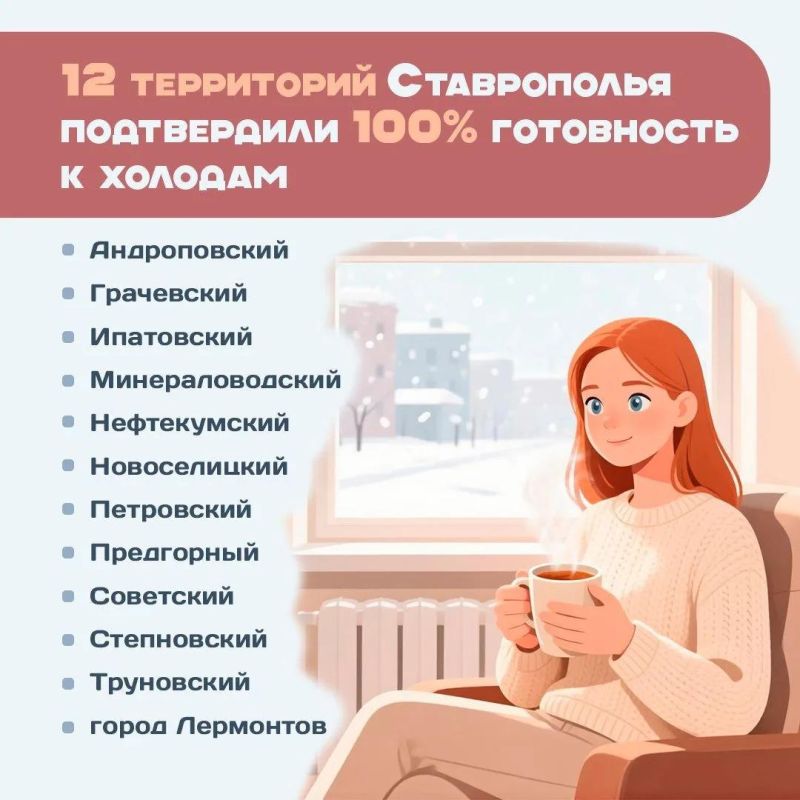 Треть муниципалитетов Ставрополья уже полностью готовы к зиме