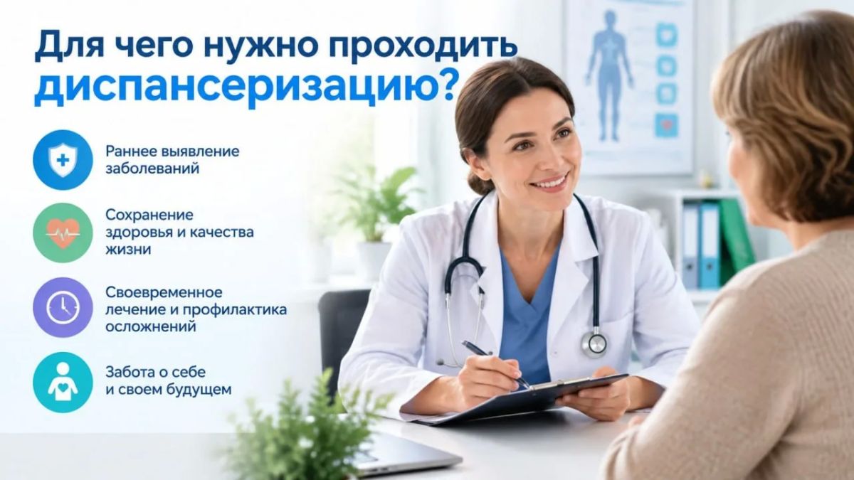 Для чего нужно проходить диспансеризацию?