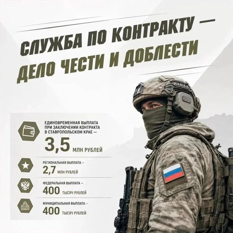 Служба по контракту — защита своей страны и ее ценностей