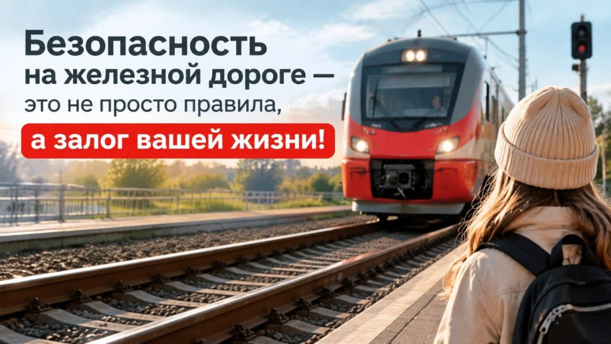 Безопасность на железной дороге - это не просто правила, а залог вашей жизни!